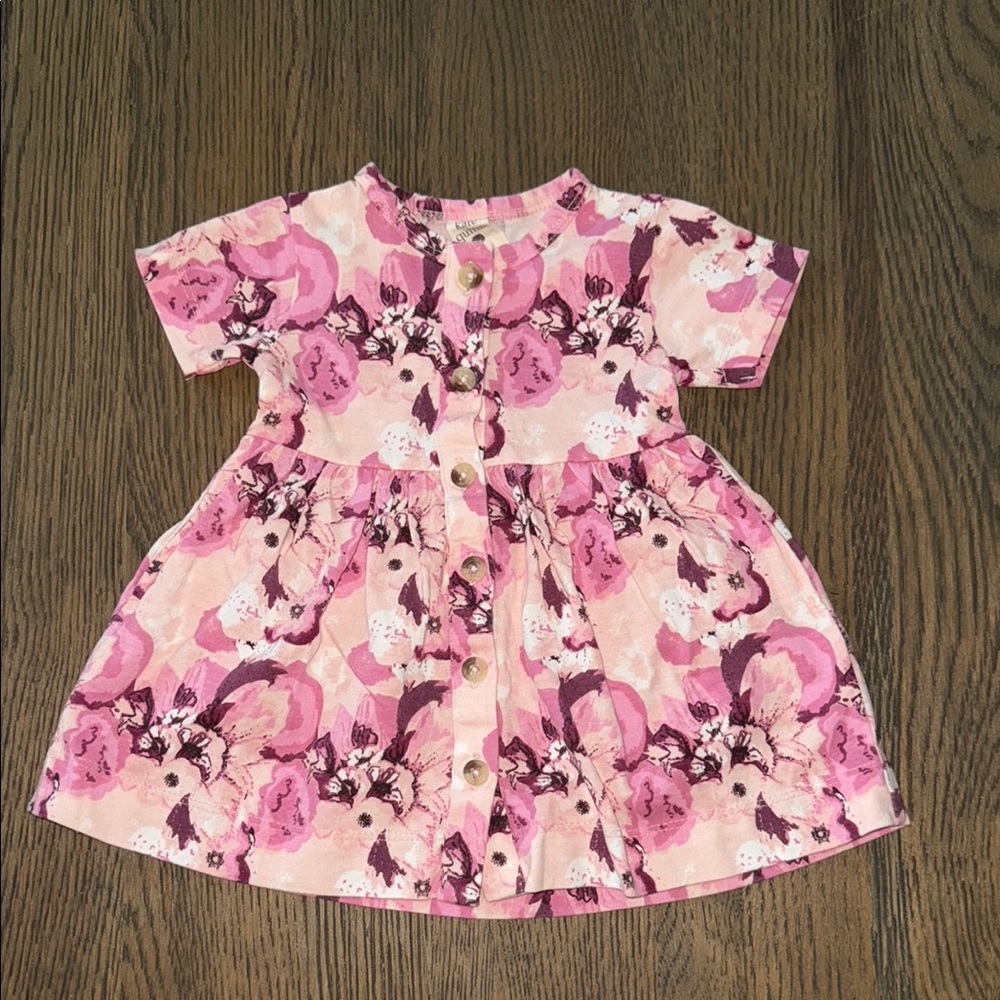 Kate Quinn Pink Pleated Sundress Casual